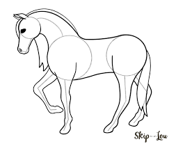 How To Draw A Horse Horse Art Drawing Horse Drawings Horse Drawing Tutorial