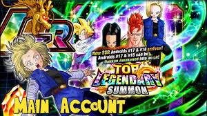 Who do you think is. Yikes Lr Android 16 17 18 Banner Main Glb Account Summons Dragon Ball Z Dokkan Battle Youtube