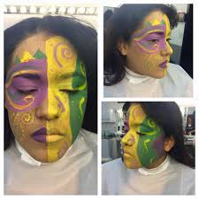 Fantasy Mardi Gras makeup!