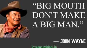 This slice of cornball americana is so much fun you'll be tempted to stand up and salute. 75 Famous Quotes Of John Wayne From Movies Best John Wayne Quotes