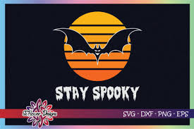 Download Stay Spooky Halloween Bat Flying Graphic By Ssflower Creative Fabrica PSD Mockup Templates