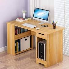 Pc Laptop Table With Bookshelves Computer Table Computer Desk Writing Desk Worktable Office Table In 2020 Computer Table Design Computer Table Unique Office Furniture