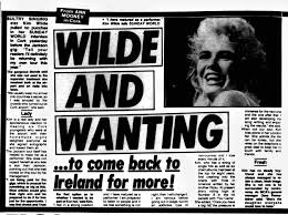 Welcome to the official sunday world facebook page. Wilde And Wanting To Come Back To Ireland For More Wilde Life