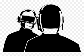 The resolution of image is 925x600 and classified to share icon, share, like and share. Daft Punk Png Picture Daft Punk Black And White Transparent Png Vhv