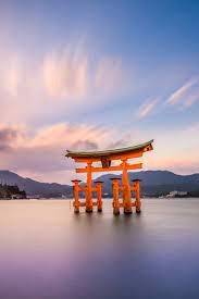 Itsukushima Shinto Shrine Miyajima Island Shinto Gate Miyajima