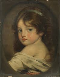 Circle of Jean Baptiste Greuze (Tournus 1725-1805 Paris) Study of a young  girl, bust-length, within a painted oval