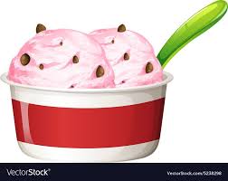 Ice Cream Vector Image On Vectorstock Ice Cream Food Stickers Chocolate Cookie Recipes