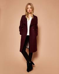 Women's designer jackets & coats | ted baker us. Buy Ted Baker Kikiie Coat Black Up To 68 Off