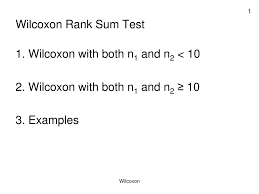 Ppt Wilcoxon Rank Sum Test Powerpoint Presentation Free Download Id 833959