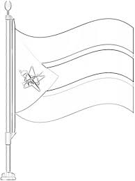 Desenhos De Bandeira De Mocambique 7 Para Colorir E Imprimir Colorironline Com