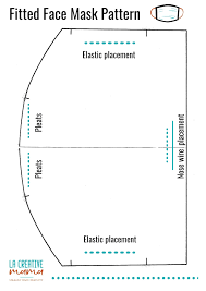 Here's a list of some of the best face mask sewing patterns that i could find on the internet. Diy Fitted Face Mask For Glasses Free Pattern La Creative Mama