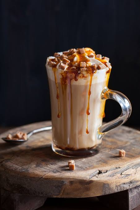 Iced Salted Caramel Latte