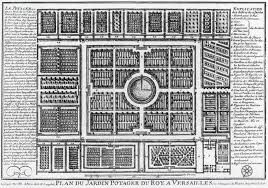 Plan Of The Original Potager At Versailles How To Plan Vegetable Garden Versailles