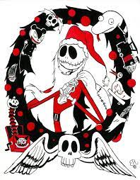 Santa Jack By Piddies0709 On Deviantart Nightmare Before Christmas Drawings Nightmare Before Christmas Tattoo Creepy Christmas