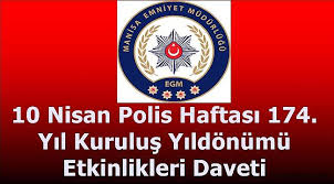 Yıldönümü kutlama etkinlikleri çerçevesinde tüm türkiye'de olduğu gibi şarkikaraağaç'ta da tören düzenlendi. Manisa Il Emniyet Mudurlugu 10 Nisan Polis Haftasi 174 Yil Kurulus Yildonumu Etkinlikleri Daveti Polis Bultenleri Polishaberleri Org