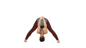 Wide Legged Forward Bend Yoga For Headaches Yoga Puppy Pose