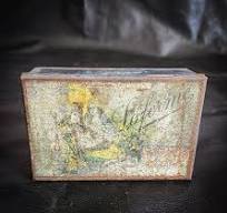 Tobacco Tin Box, Rusty Metal Cigarette Tin, Can “laferme ...