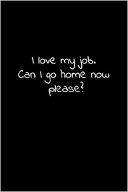 Maybe you would like to learn more about one of these? I Love My Job Can I Go Home Now Please Lined Notebook With Funny Sarcastic Office Quotes Press Work Ridge 9781689359023 Amazon Com Books