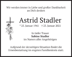 Der hintergrund einer todesanzeige kann individuell gestaltet werden. Traueranzeigen Trauer Merkur De