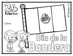 ¿por qué rendimos homenaje a la bandera? 24 De Febrero Dia De La Bandera Para Ninos Jugar Y Colorear