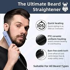 VIKICON Beard Straightener, 30s Quick Heat Beard Brush for Men, Mini Hair  Straightening Combs w/Negative Ions, Portable/Fast/Anti-Scalding Hot  Styling Tool for Long Medium & Short Beard, Gift for Men : Amazon.com.be:  Beauty