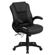 Staples office chair sale also have features such as comfortable armrests for those working long hours, as well as offer mobility in the form of wheels. Flash Furniture Ergonomic Massaging Black Leather Executive Swivel Office Chair With Arms Staples Ca