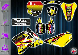 suzuki rm85 stickers rm85 graphics kit suzuki decals etsy sticker kits kit stickers