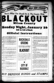The Rockdale Reporter and Messenger (Rockdale, Tex.), Vol. 69, No. 51, Ed.  1 Thursday, January 22, 1942