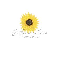 Permade Logo Design Sunflower Logo Shop Logo Etsy Logo Design Shop Logo Logo Packaging Design