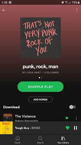 Listen To My Punk Rock Man Playlist On Spotify Song Suggestions Musical Band Music Mood