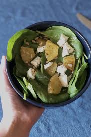 recette de salade d epinards ananas roti fromage de chevre recette salade epinard idee recette salade