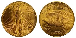 S p p s b a o u f n 3 3 s n o n a r e d. 1909 S Saint Gaudens Gold 20 Double Eagle With Motto In God We Trust Coin Value Prices Photos Info