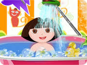 Give her a shampoo and a refreshing body wash. Play Dora Baby Bath Sisigames Com
