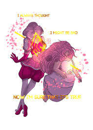 Enthralled by the beauty of earth , she led her friends and allies in a rebellion against the gem homeworld around 5,500 years before the events of the series, successfully driving invading gems off the planet and saving the life forms inhabiting it. Pink Diamond X Rose Quartz Love Like You Steven Universe Gem Pink Diamond Steven Universe Steven Universe Fanart