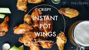 Chicken wings don't get any easier! Cripsy Wings In The Instant Pot Youtube