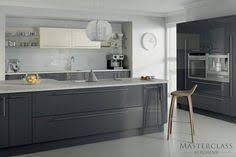 Image Result For Charcoal Grey And White High Gloss Contemporary Modern Futuristic Kitchen Kitchen Gloss Kitchen Home Decor