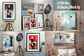 After effects free intro templates. Canvas Poster Frame Mock Up V1 Product Mockups Psd Canvas Poster Poster Mockup Poster