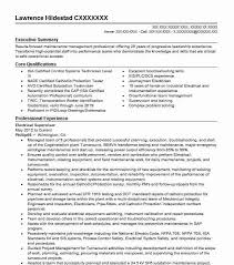 Maintenance supervisors coordinate technician teams and make sure facilities are kept in good operating conditions. Electrical Supervisor Resume Example Electrical Resumes