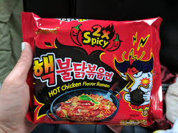 Just Picked Up This Samyang Ramen The Taste Is Great And It Burns So Good Spicy Food Hot Foodporn Chicken Flavors Spicy Roasted Hot Chicken Flavor Ramen