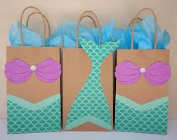 Mermaid Birthday Party Goodie Bags Mermaid Favor Bags X2f Mermaid Party Bags X2f Mermaid Birthday Ariel Birthday Party Sea Birthday Party Mermaid Parties