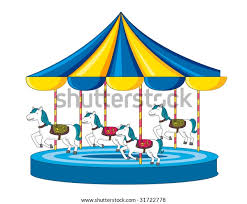 회전목마 삽화 스톡 일러스트 31722778