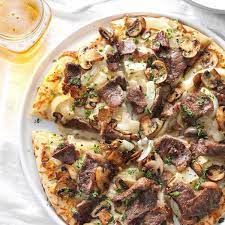 Steak Blue Cheese Pizza Recipe Blue Cheese Pizza Blue Cheese Recipes Blue Cheese Pizza Recipe