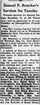 Samuel Nathan Bratcher (1877-1955)