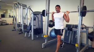 Besides taking a longer stride backwards, you can lean forwards slightly at the hips to increase glute activation during reverse lunges. Smith Machine Lunges Exercises Com Au Youtube