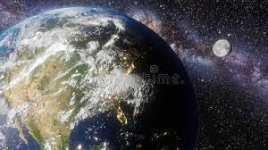 Earth Moon And Milky Way Galaxy The Universe Zoom Into Earth And The Moon Wi Aff Galaxy Universe Milky Milky Way Galaxy Milky Way Universe Galaxy