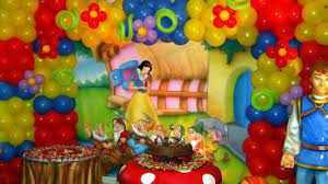 Decoracion Con Globos Fiesta Blanca Nieves Como Organizar La Casa