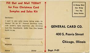 Vintage Postcard Ephemera Christmas - The Old Design Shop