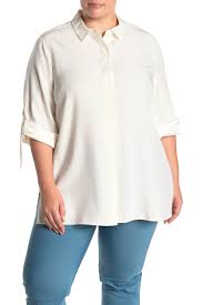 Lafayette 148 New York Jeslyn Silk Blouse Plus Size Nordstrom Rack