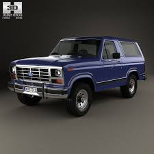 3d Model Of Ford Bronco 1982 Ford Bronco Big Ford Trucks Bronco