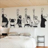 One Piece Anime Wall Poster Sticker Home Decor Decals For Kid S Room Price 25 00 Free Shipping Onepiece O Home Decor Otaku Room Kids Room Decals